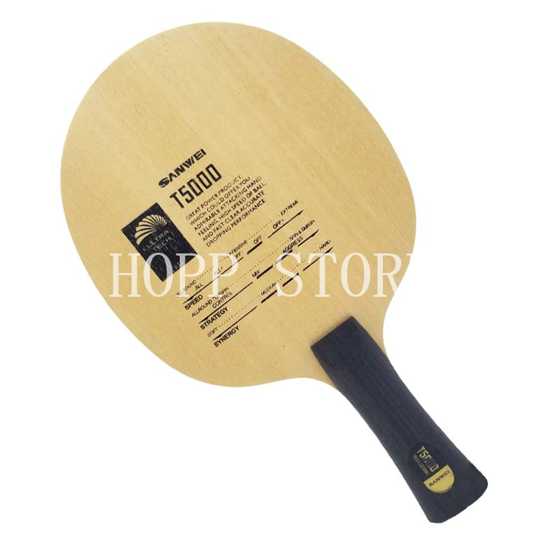 Original SANWEI T5000 CARBON T - Table Tennis Custom Bat review and price
