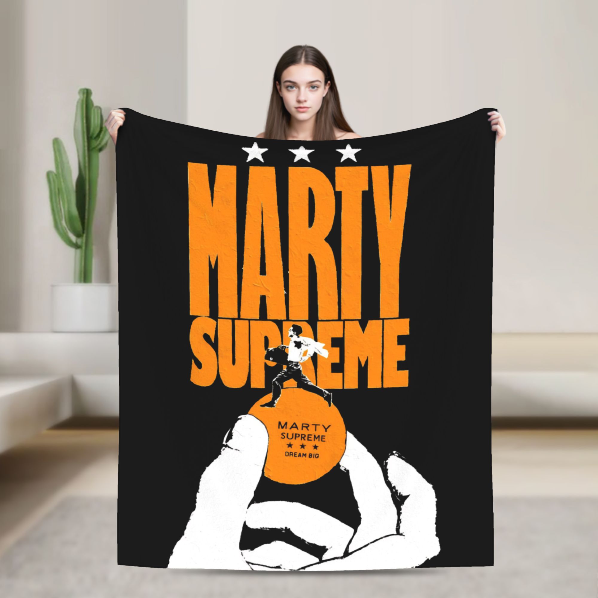 Marty Supreme Flannel Throw Bl - Table Tennis Marty Supreme review and price