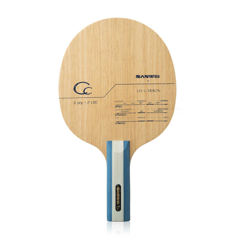 SANWEI CC CARBON Table Tennis  - Table Tennis Custom Bat review and price