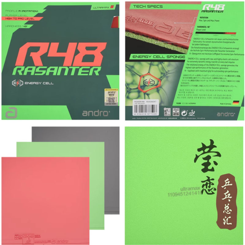 Andro Rasanter R45 47 50 C45 4 - Table Tennis Racket review and price