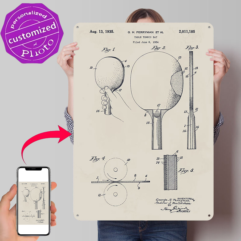 Table Tennis Bat Patent Metal  - Table Tennis Custom Bat review and price